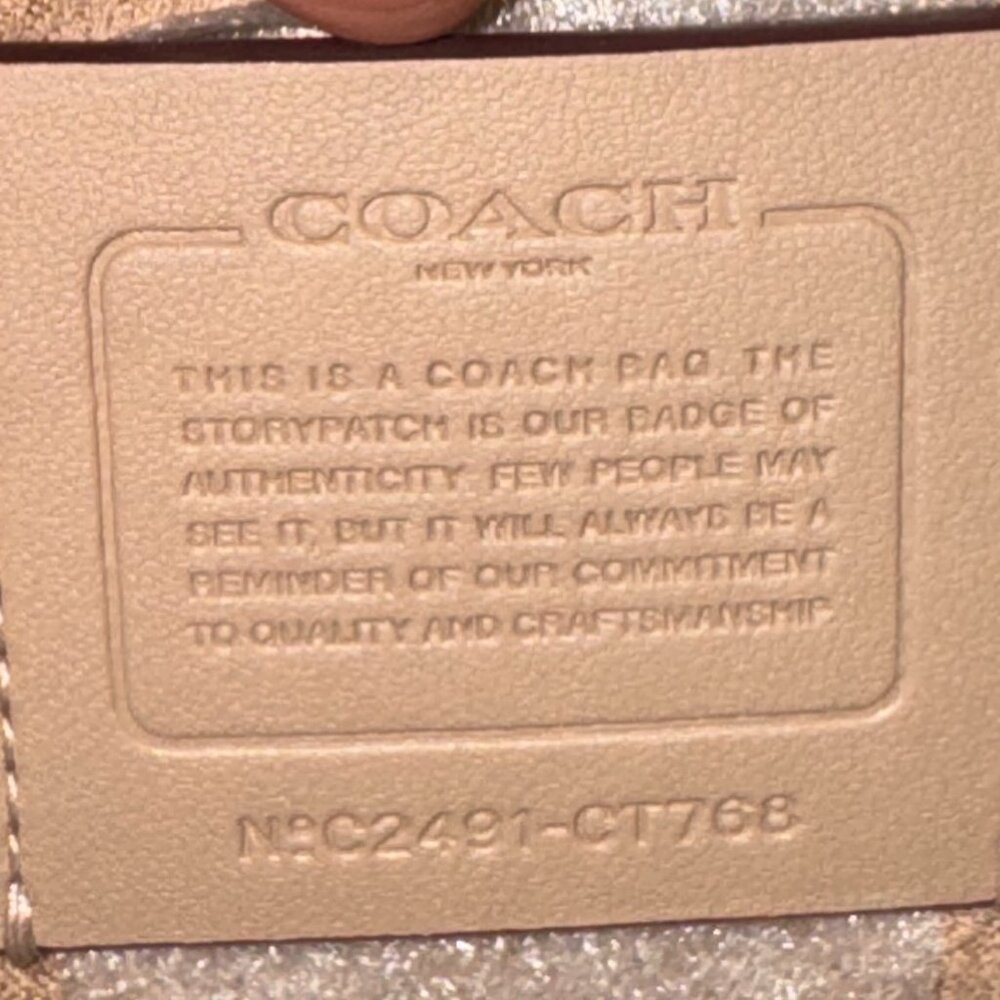 Coach Andrea Shoulder Bag - Faded Blush - Picture 11 of 11
